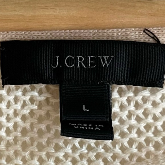 J. Crew Bundle: Plaid Long Sleeve Button Down & Linen Tie Front Cream To… - Picture 11 of 15